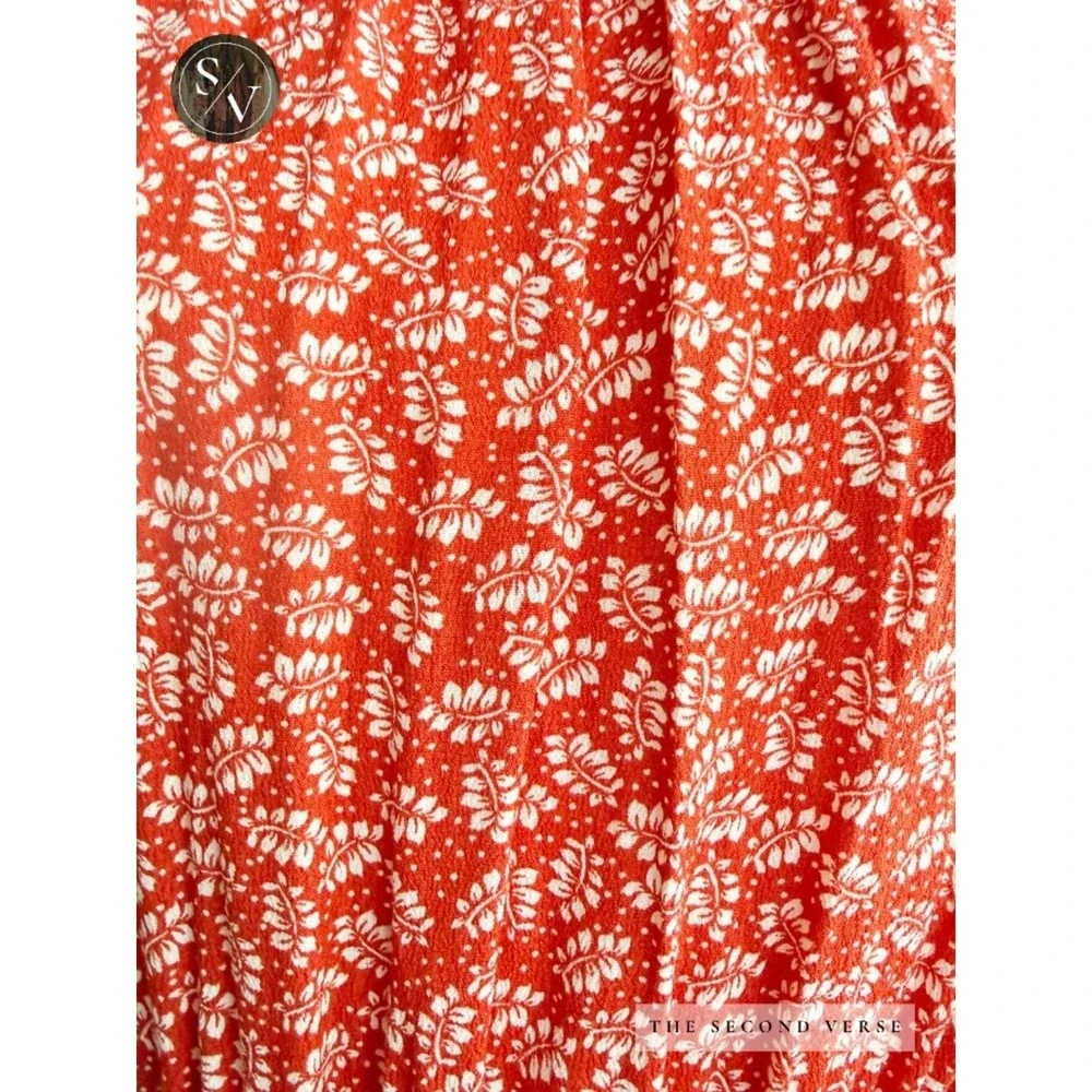 Vici Floral Maxi Dress Halter Dress Boho Wedding Guest Size Medium - Picture 6 of 7